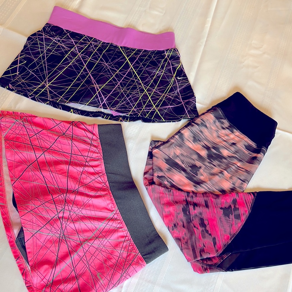 Activewear Bundle Women’s Nike Tennis skirts/leggings 3 pc